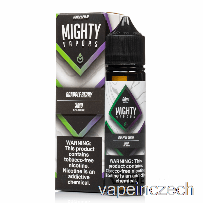 Grapplebery - Mocné Výpary - 60ml 0mg Vape Per
